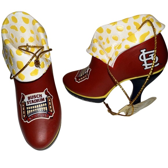 St.‎ Louis Cardinals High Heel Shoe Ornament Busch Stadium Decor - Picture 1 of 11